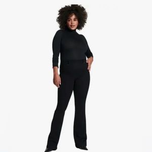 SPANX FLARE JEANS CLEAN BLACK 20326T 2X/2TG TALL NEW WITH TAGS